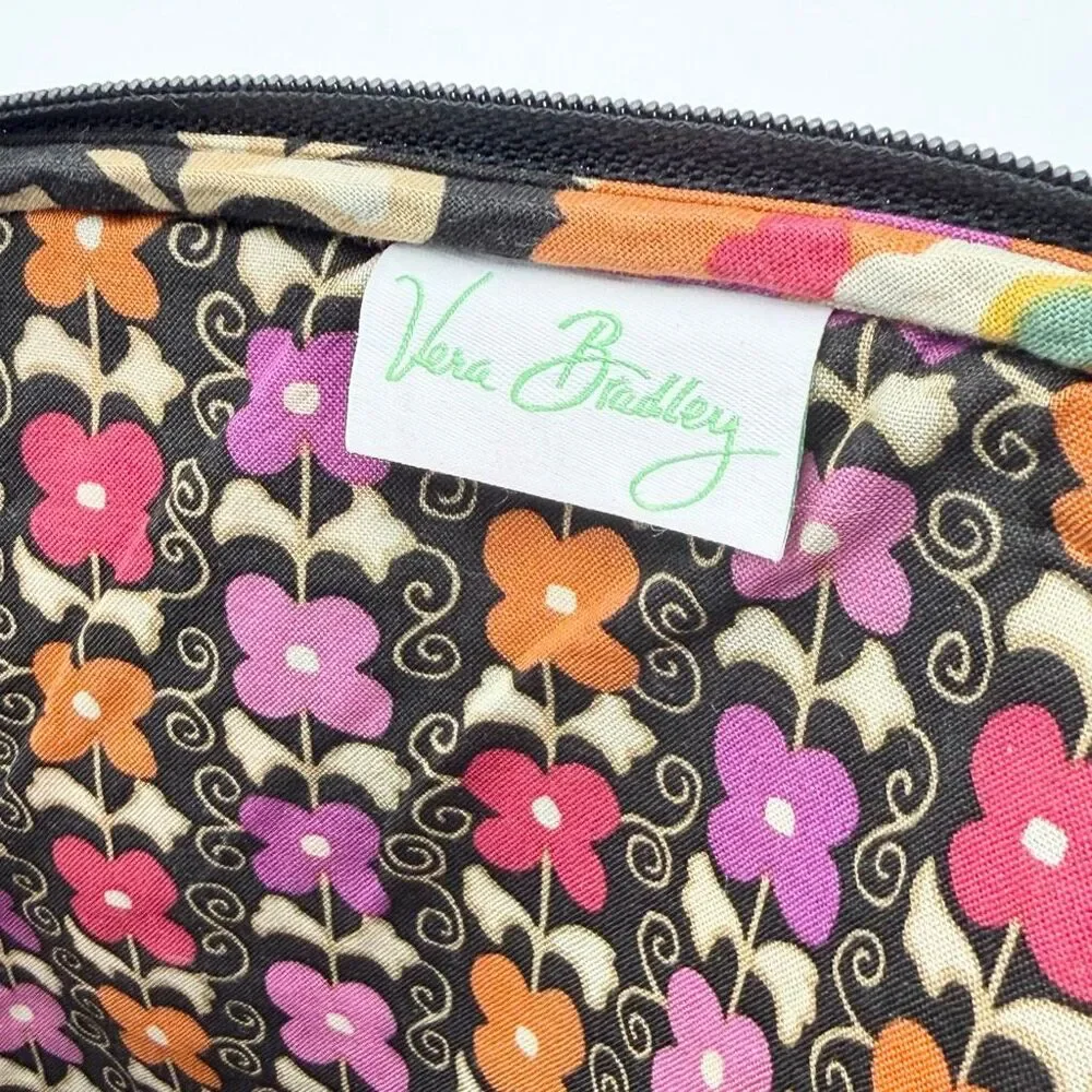 Vera Bradley Suzani Black and Tan Floral Paisley iPad Tablet Sleeve Case